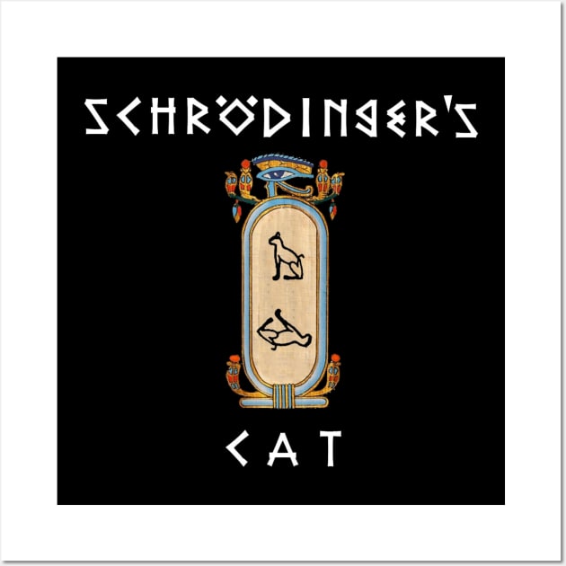 schrodinger's cat in egypt Wall Art by hrithikart24